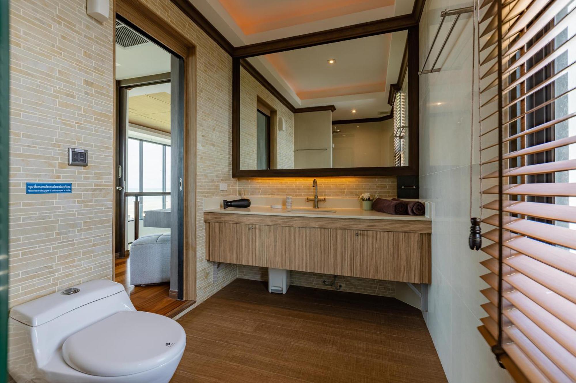 Beachfront Modern 4 Bedroom Pool Villa - Rv Hua Hin Exterior photo